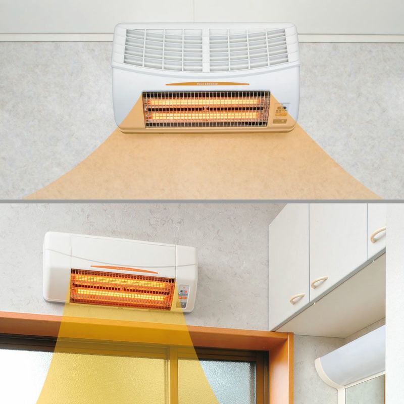 浴室換気乾燥暖房機（デュアルパワーヒーター式／BF-871RGA2／壁型）＋涼風暖房機／【現在壁に換気扇または換気口が付いている方向け】【標準工事費込み】  | 浴室換気乾燥暖房機の専門店すみーく