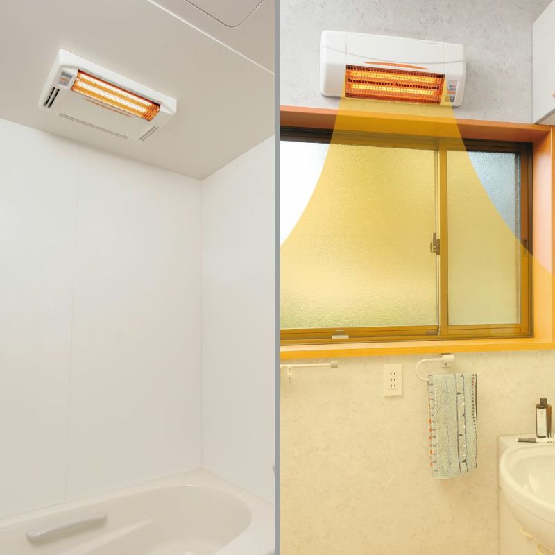 高須産業 浴室換気乾燥暖房機 (2室同時換気) BF-532SHD 白 - 2