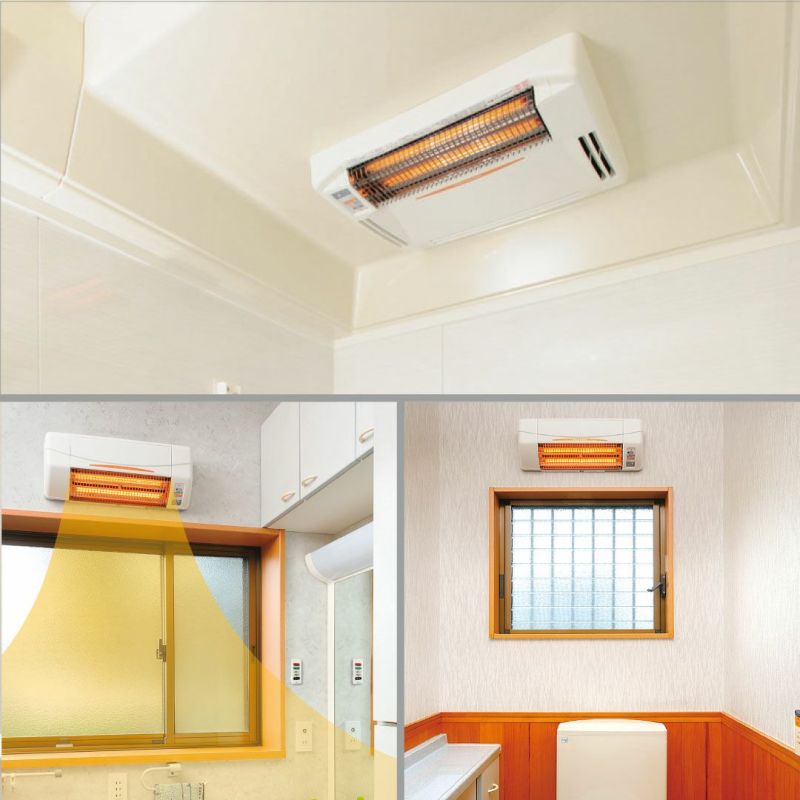高須産業(TSK) 浴室換気乾燥暖房機(天井取付タイプ・1室換気タイプ) ホワイト BF-261RGA